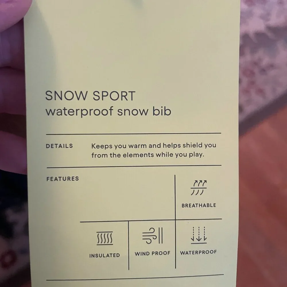 NEW All In Motion - Kids' Waterproof Snow Bib Size Small (6) - Picture 7 of 7